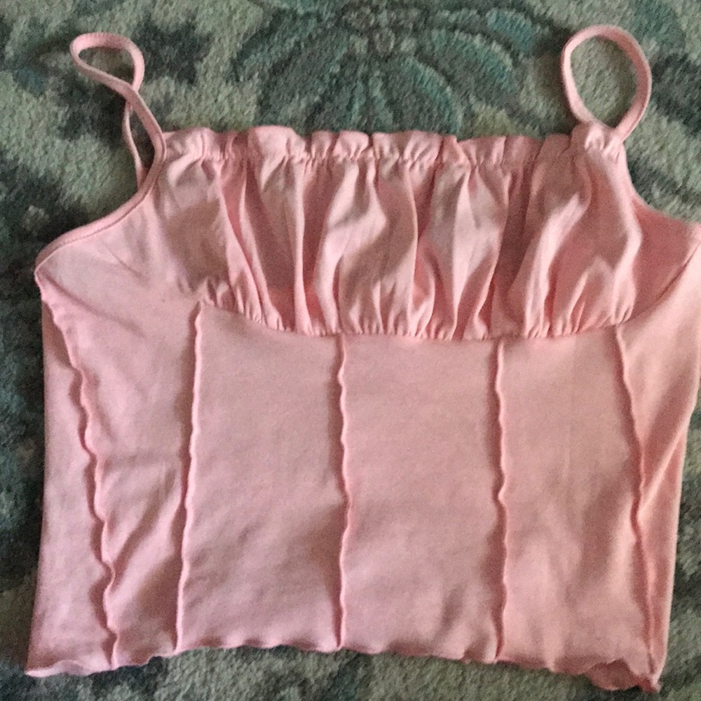 very cute ruffle top from shein